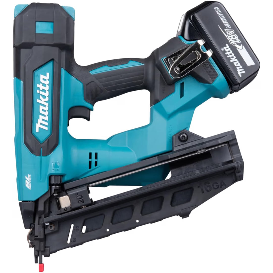 Buy Makita,Makita DBN610ZJ 18V Li-ion LXT Brushless Finishing Nailer Supplied in a Makpac Case, Batteries and Charger Not Included - Gadcet UK | UK | London | Scotland | Wales| Near Me | Cheap | Pay In 3 | Finishing Nailer